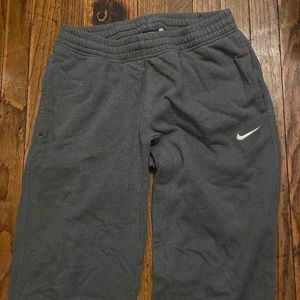 Grey Nike sweatpants